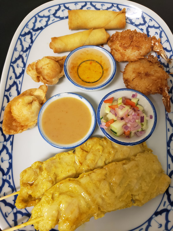 Favorite Appetizer Platter at Charm Thai Cuisine